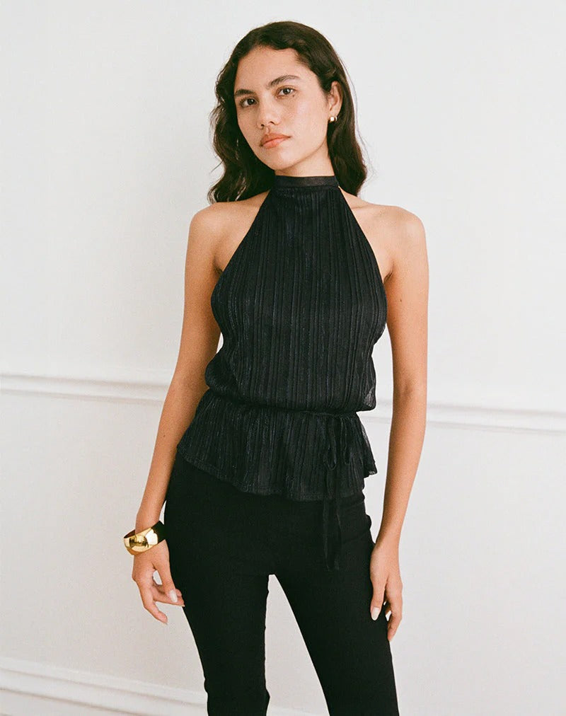 Women's Backless Strappy Halter Tank Top - Image 7